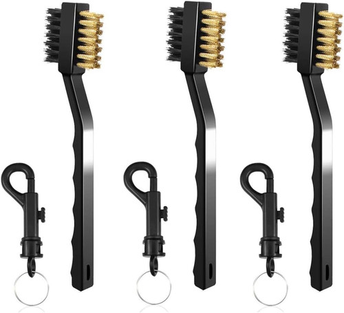 Golf club brush and - club,