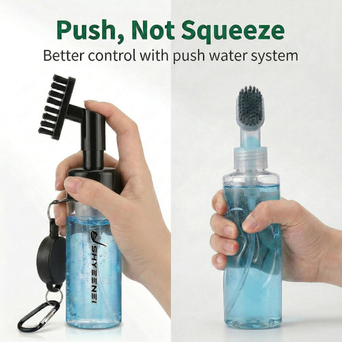 Golf club cleaner with water - golf,