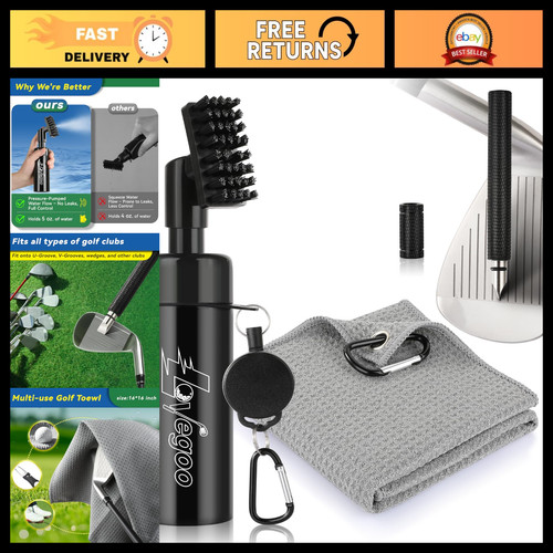 Golf club cleaner kit - 3-in-1,