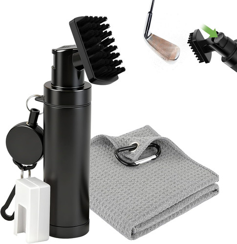 Golf club cleaner - cleaner, brush