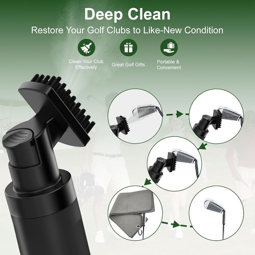 Golf club cleaner brush - golf,