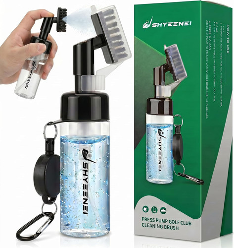 Golf club cleaner with water - club,